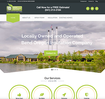 ECI Insulation Web Design